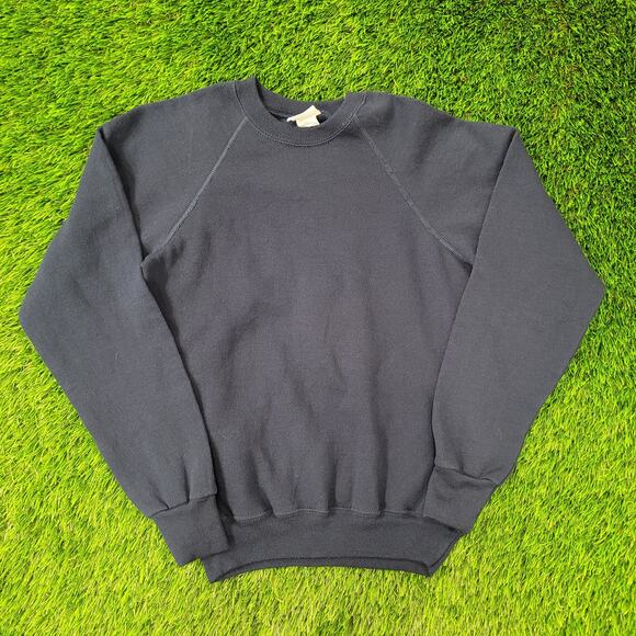 Vintage 90s Lee Raglan Sweatshirt Womens Small 18x22 Blue USA - Picture 1 of 12